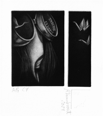 Afb. 4 voor de FISAE-wedstrijd, Mallorca, For Peace II, opus 124, 10 x 10 cm.